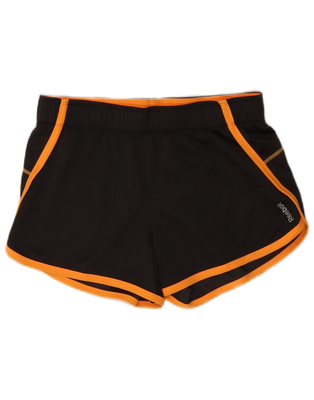 Shorts esportivos femininos Reebok UK 12 poliéster cinza médio