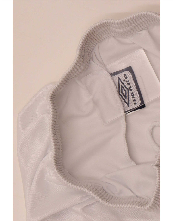 Shorts esportivos masculinos Umbro grandes brancos