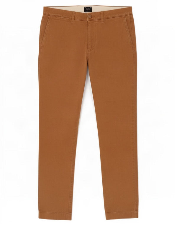 J. Crew Calça Chino Masculina Slim W30 L32 Algodão Marrom