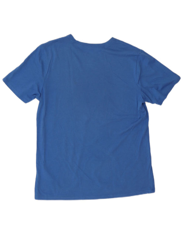 Camiseta Nike Boys Dri Fit Graphic Top 15-16 Anos XL Azul Algodão