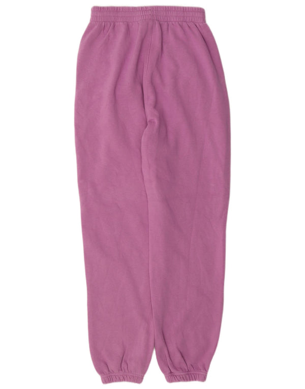 Adidas Mulheres Treino Calças Joggers UK 4/6 XS Rosa Algodão