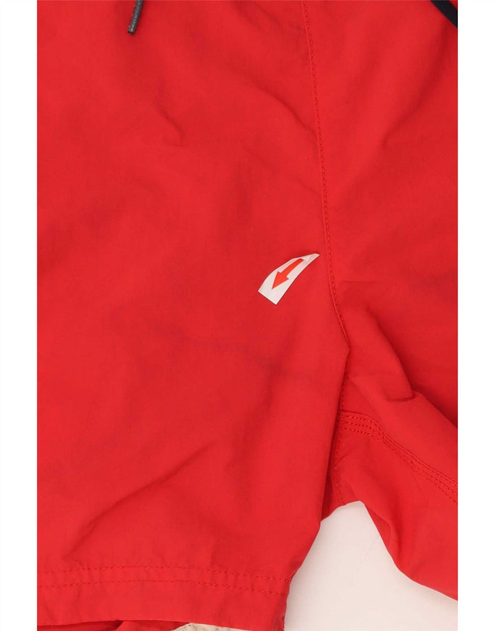 Tommy Hilfiger Shorts de natação masculino gráfico grande poliéster vermelho