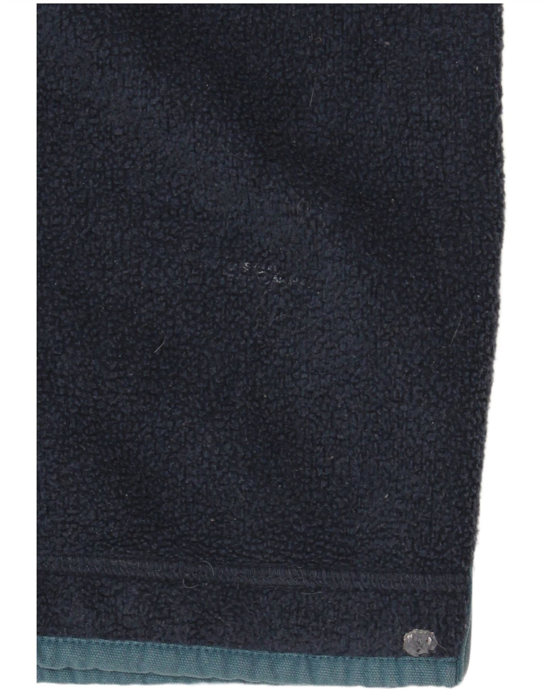 Jumper de lã com zíper e pescoço para meninos Fat Face 10-11 anos de poliéster azul marinho