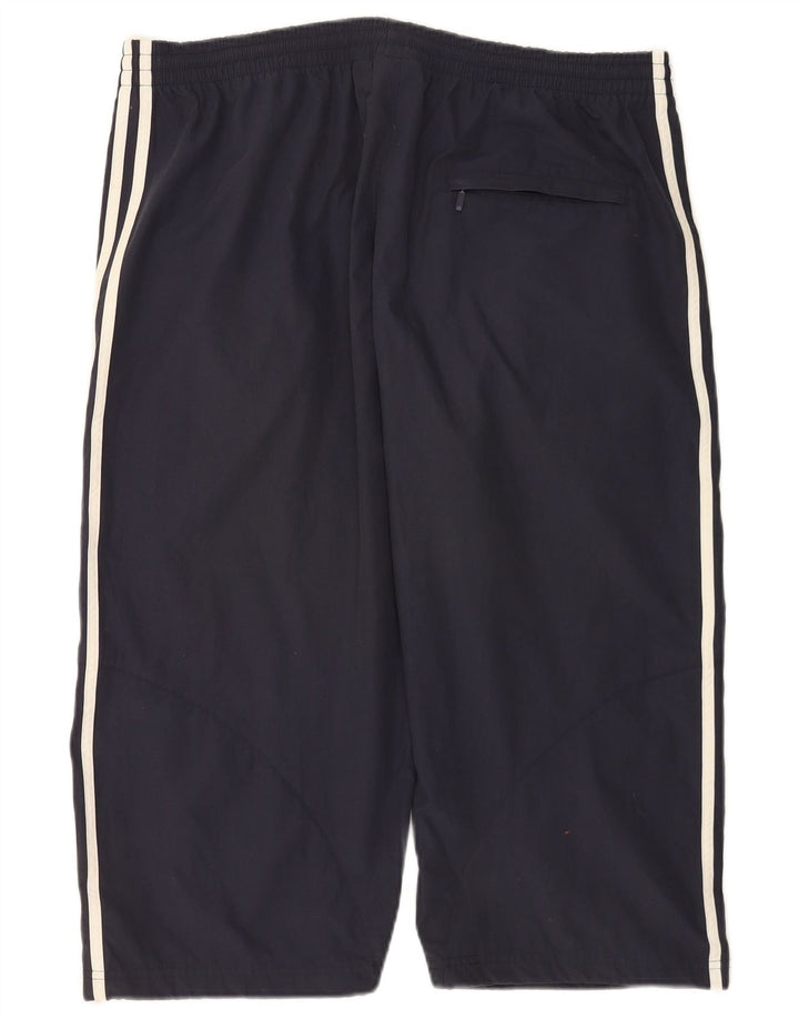 Calça Adidas Mens Capri Treino XL Azul Marinho Poliéster