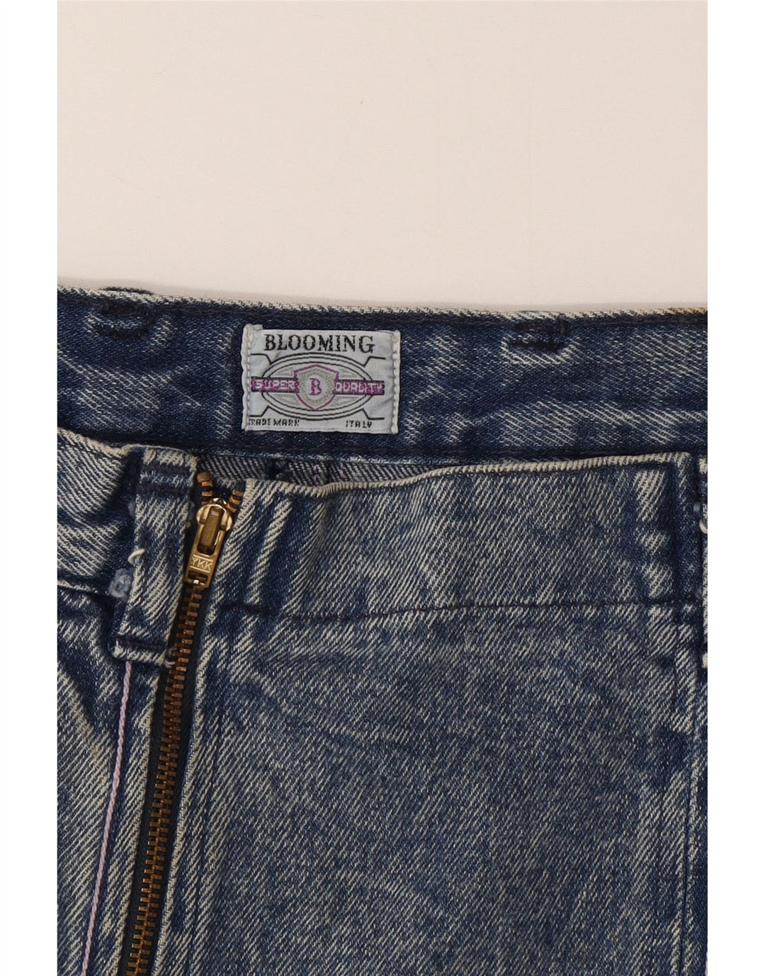 Saia jeans feminina BLOOMING XS W24 azul