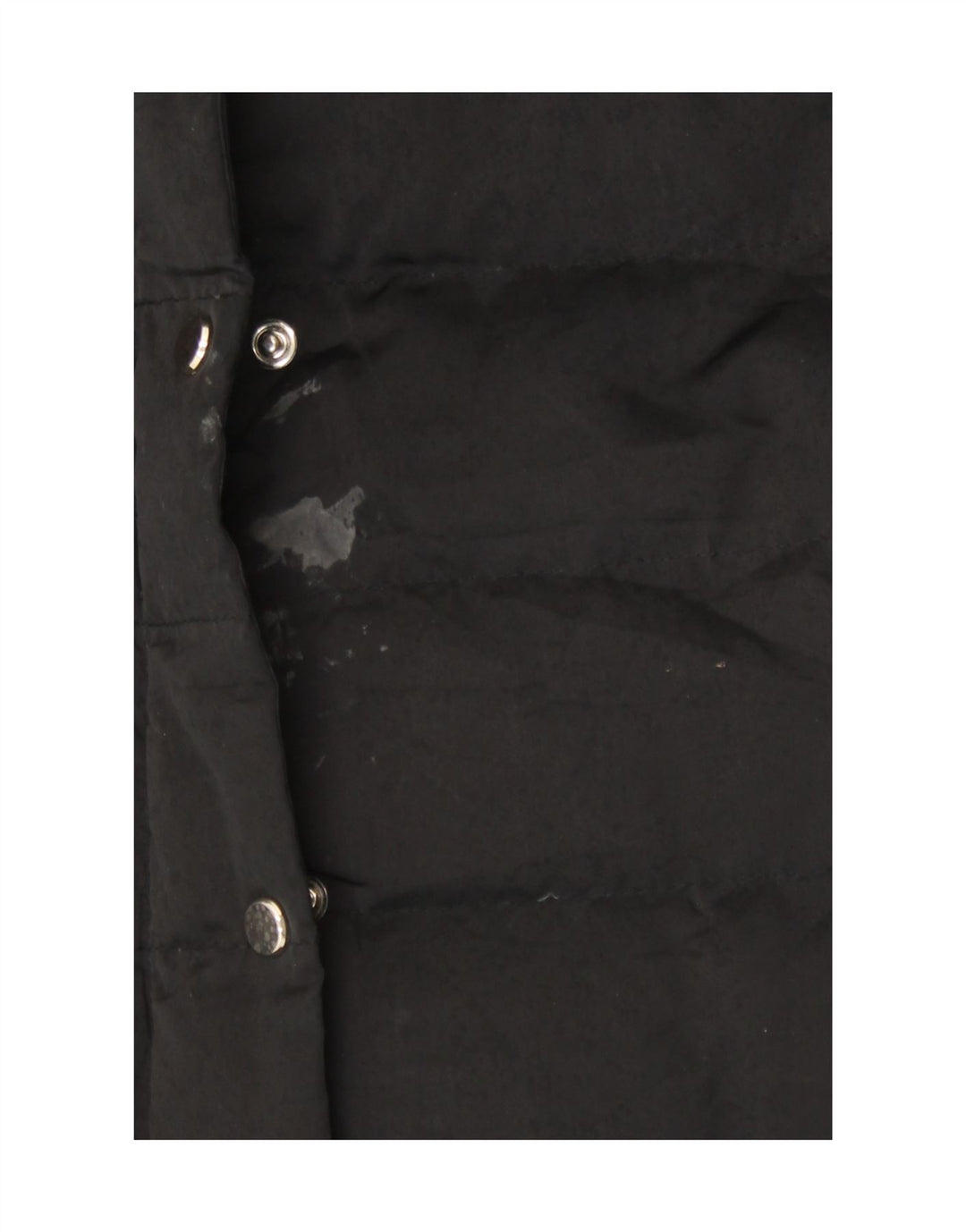 Jaqueta acolchoada feminina Zara UK 10 pequena nylon preta