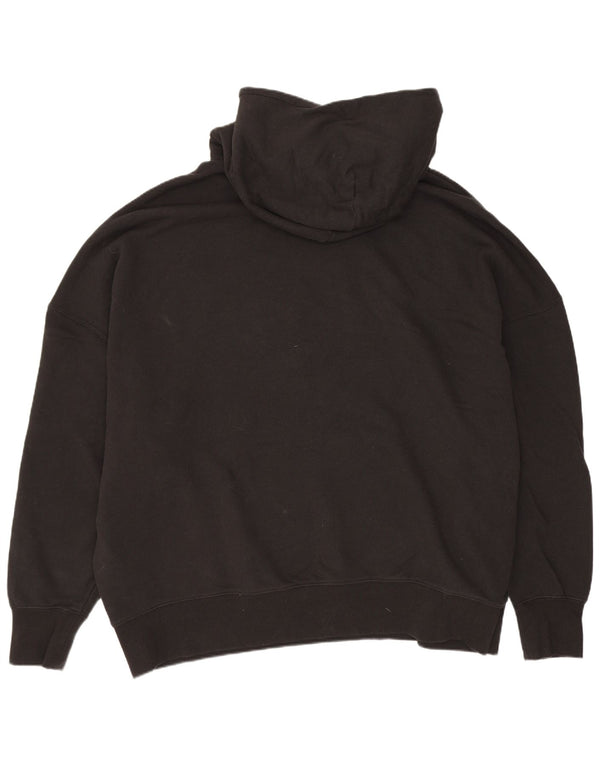 Puma Mens Oversized Hoodie Jumper XL Algodão Preto