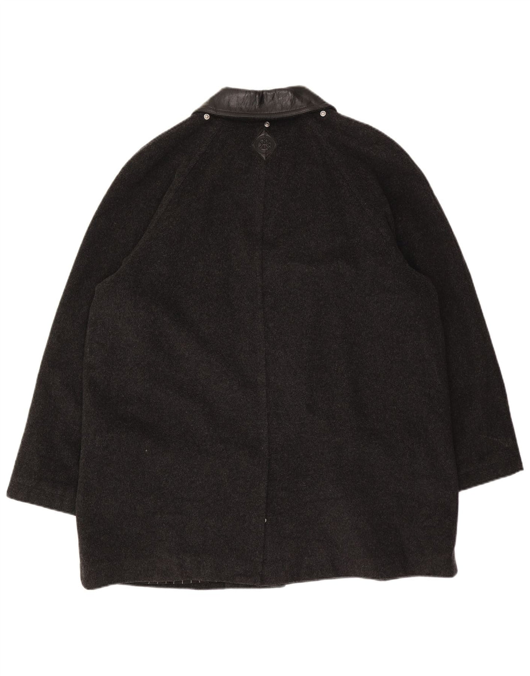 Jaqueta utilitária masculina Iceberg IT 52 XL cinza listrada de lã virgem clássica