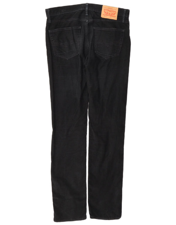 Calça Levi's Masculina 511 Slim Veludo W32 L34 Algodão Preto