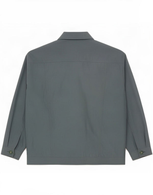 Jaqueta bomber masculina Aldon UK 40 grande poliéster cinza Colourblock