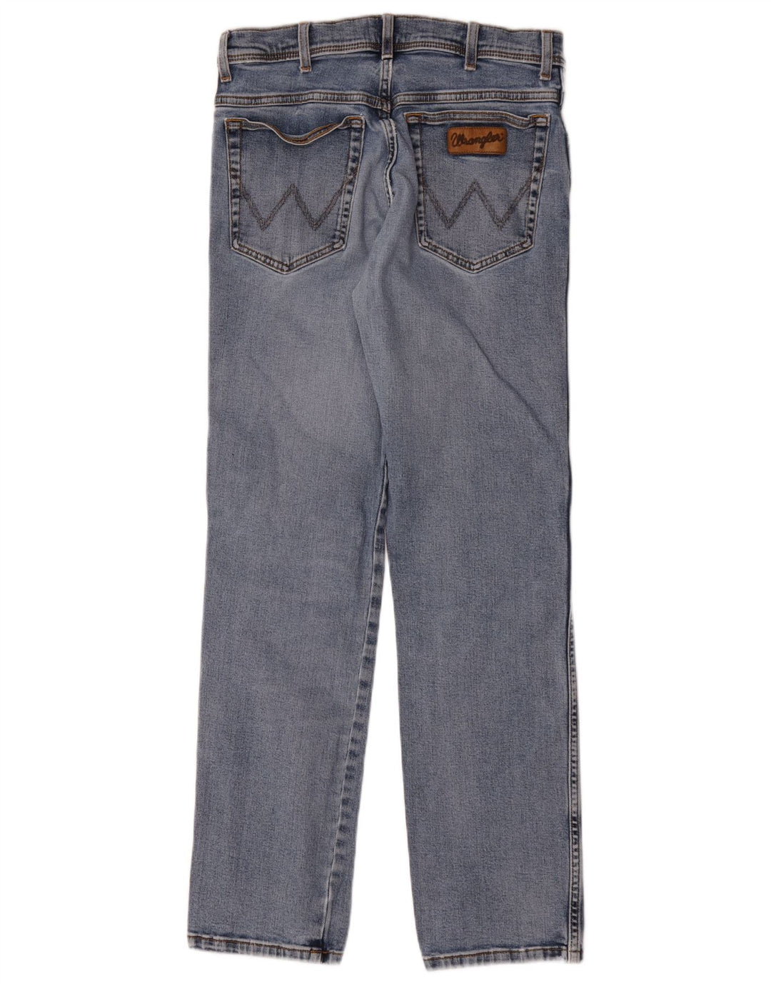 Wrangler Masculino Texas Straight Jeans W33 L32 Azul Algodão