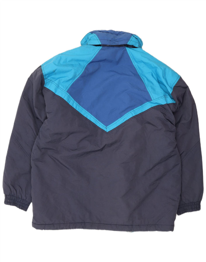 Jaqueta de esqui masculina com capuz Brugi IT 52 XL azul marinho Colourblock poliamida