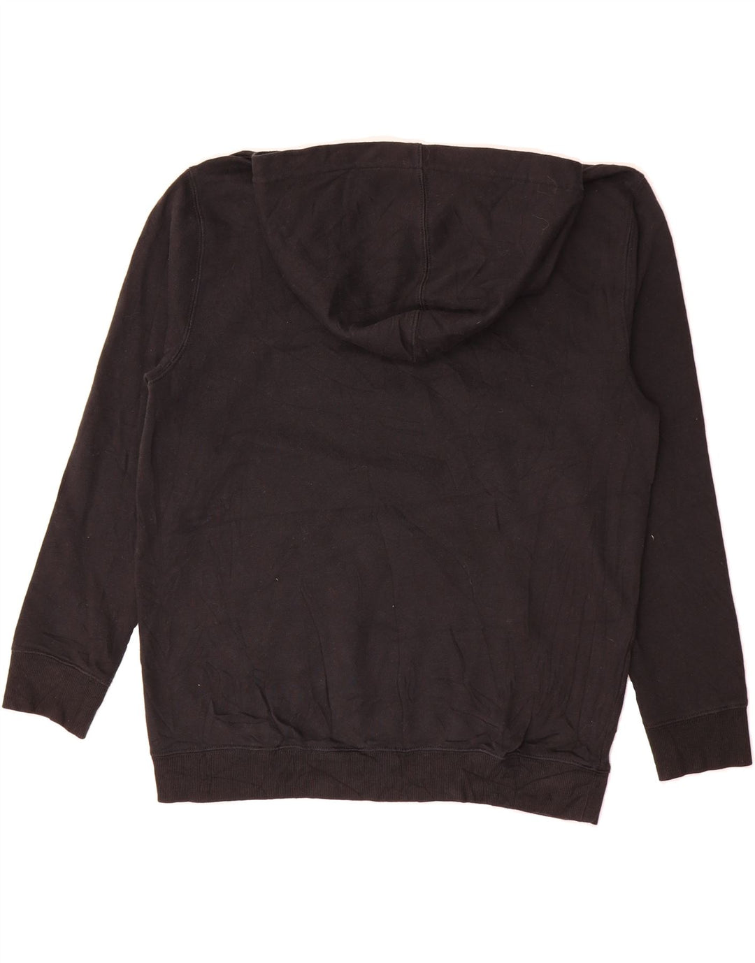 VANS Womens Graphic Hoodie Jumper UK 18 XL Black Vintage Vans and Second-Hand Vans from Messina Hembry 