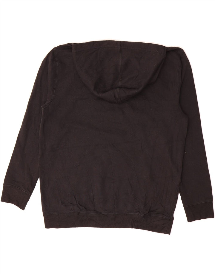 VANS Womens Graphic Hoodie Jumper UK 18 XL Black Vintage Vans and Second-Hand Vans from Messina Hembry 