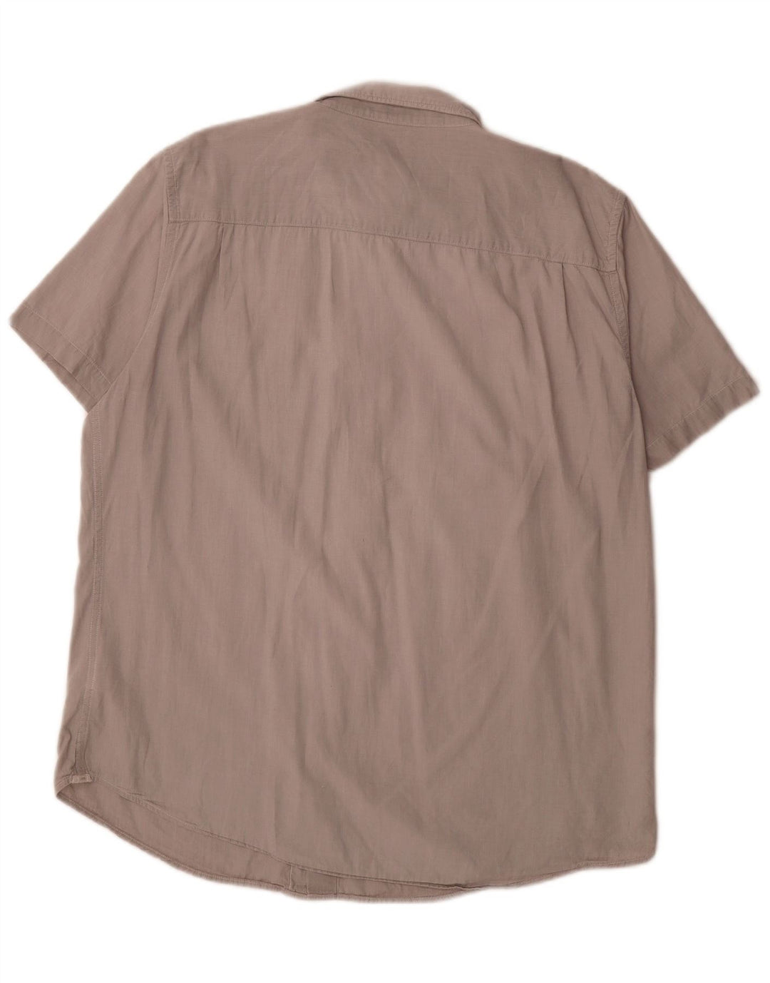 Camisa masculina de manga curta LEE 2XL algodão cinza
