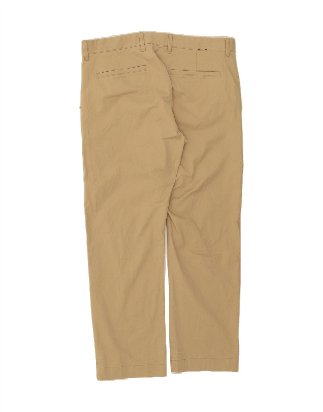 J. CREW Mens Flex Straight Chino Trousers W34 L30 Beige Cotton Vintage J. Crew and Second-Hand J. Crew from Messina Hembry 