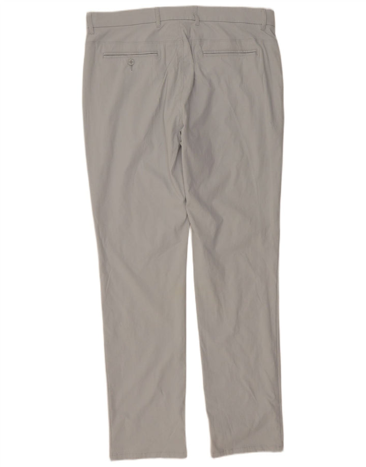 Calça Chino Masculina Slim Penguin W36 L34 Cinza Nylon