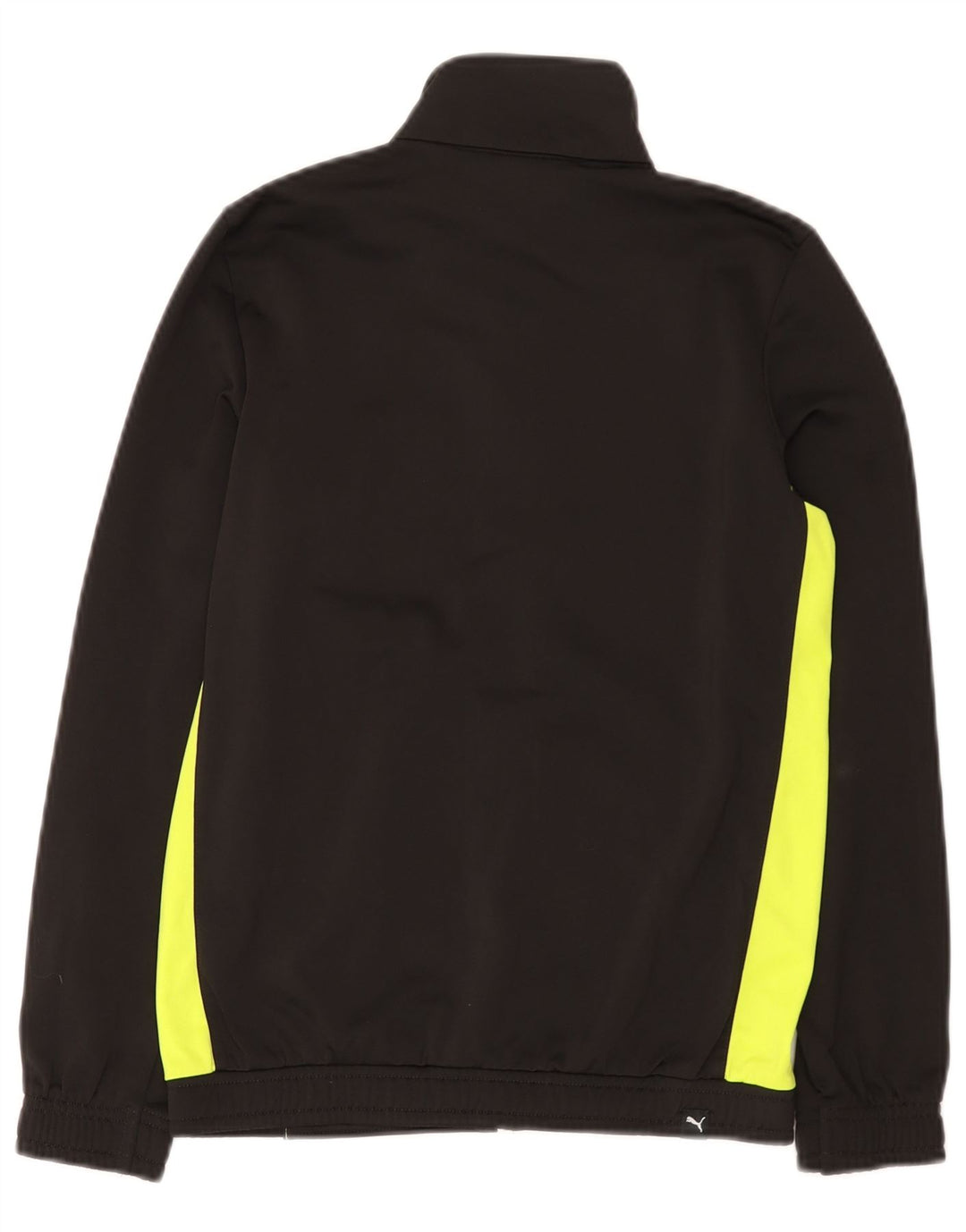 Jaqueta Puma Boys Graphic Tracksuit Top 11-12 Anos Preto Colorblock