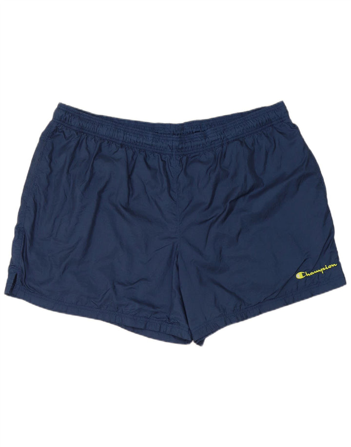 Shorts de natação masculino Champion 2XL azul marinho nylon