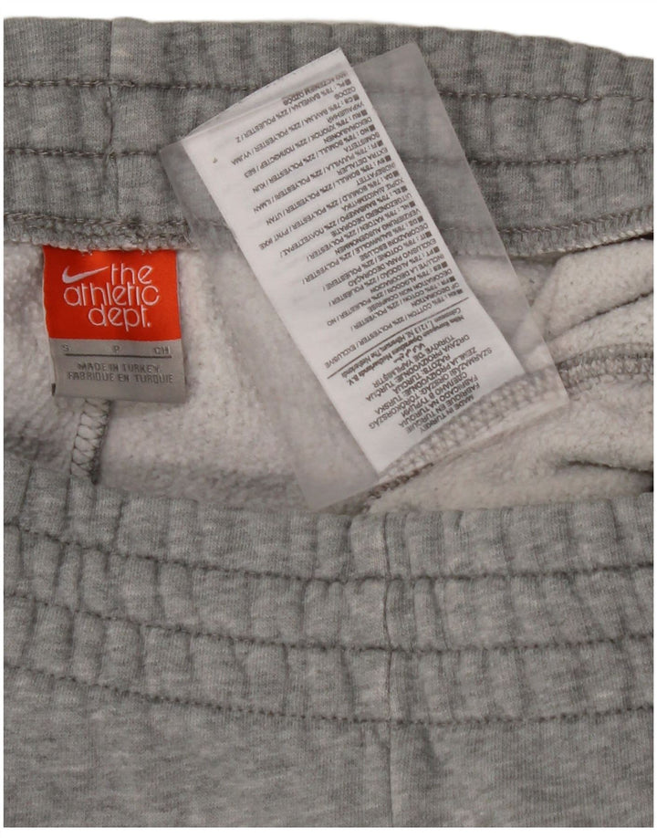 Calça de treino masculina NIKE Joggers pequeno cinza algodão