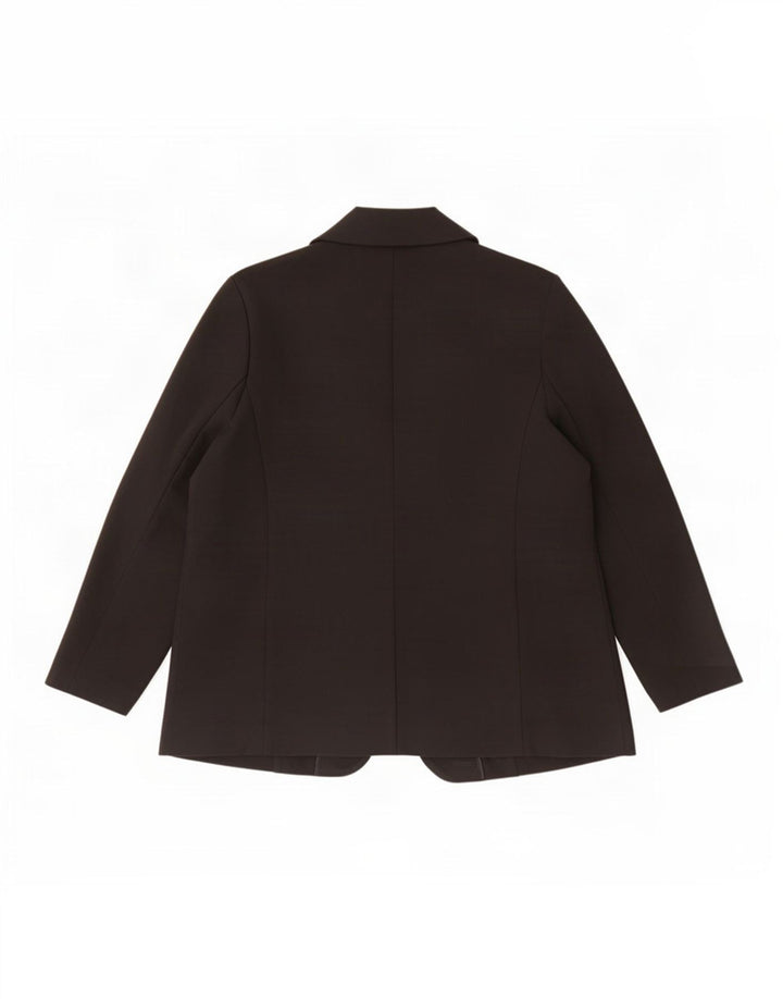 Jaqueta Blazer Feminina Marks & Spencer Reino Unido 20 2XL Preto Poliéster