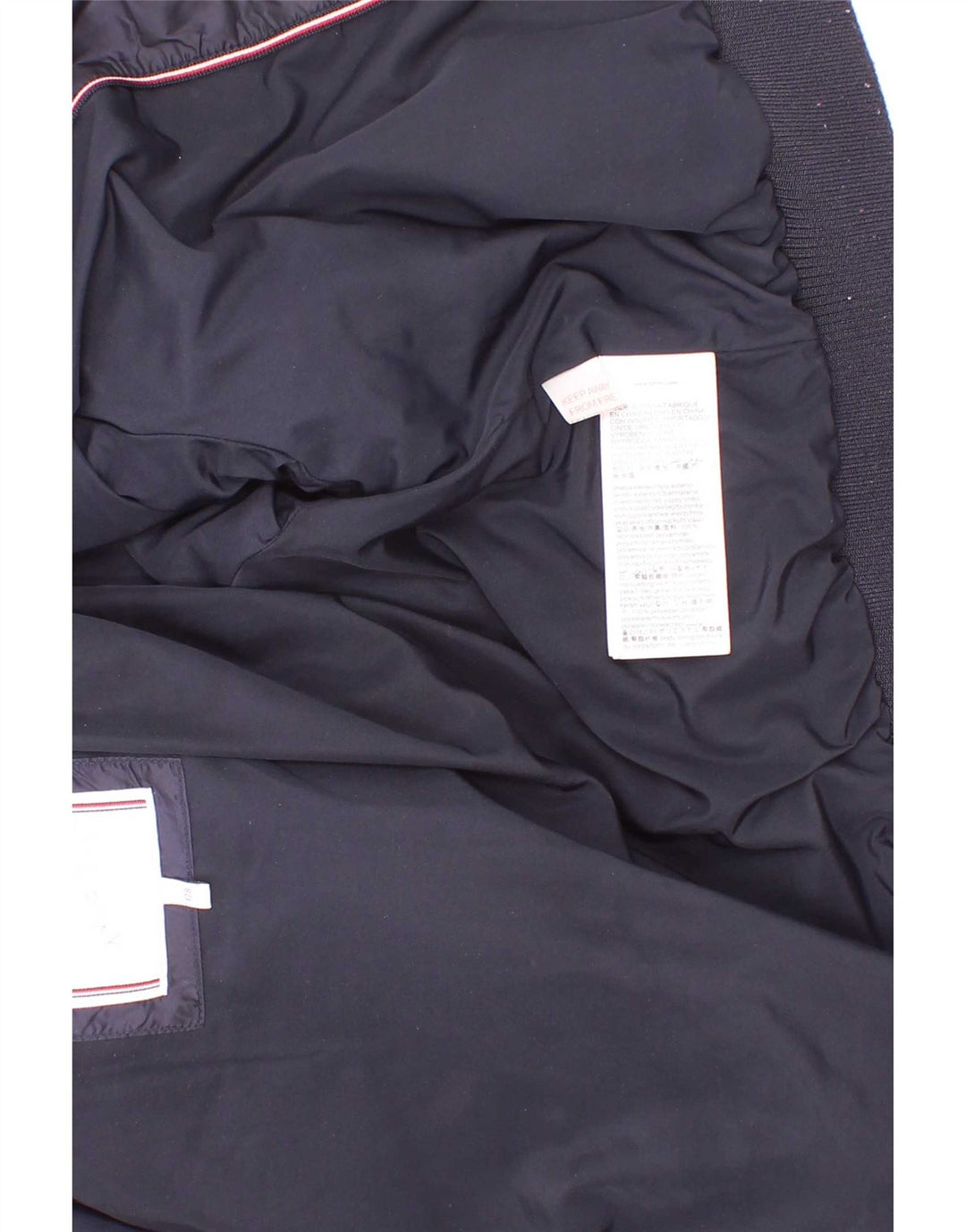 Jaqueta acolchoada Tommy Hilfiger para meninas 7-8 anos azul marinho poliéster