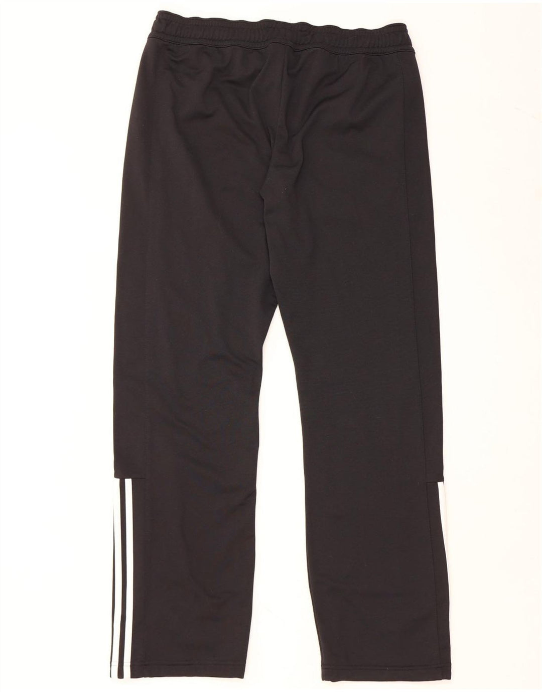 Calças de treino femininas ADIDAS UK 12/14 médio preto poliéster