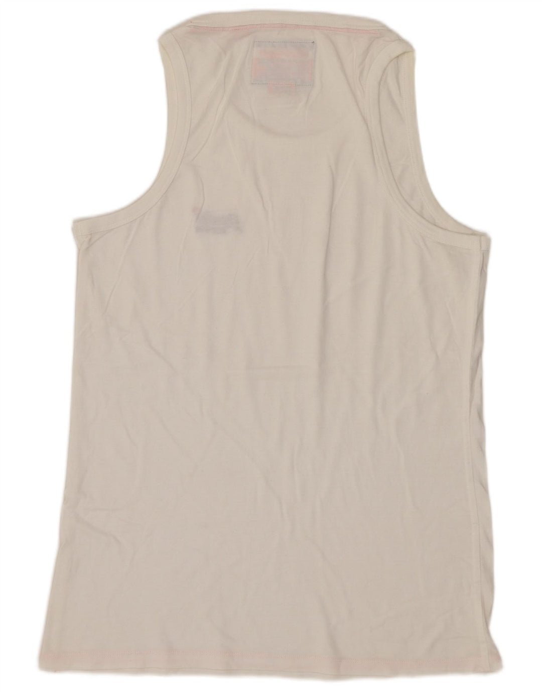 Top colete masculino SUPERDRY pequeno branco