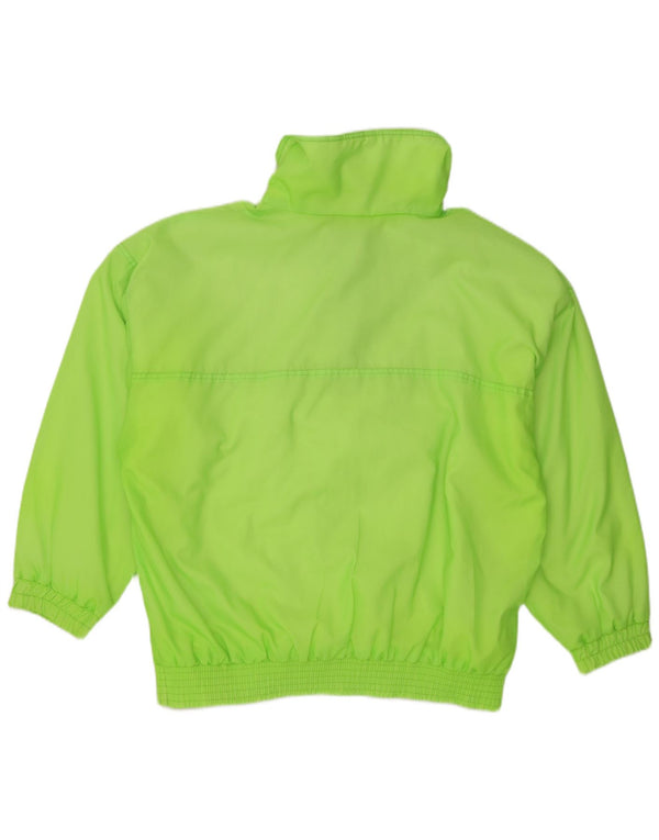 Autêntico Mens Anorak Treino Top Jacket UK 38 Poliamida Verde Médio