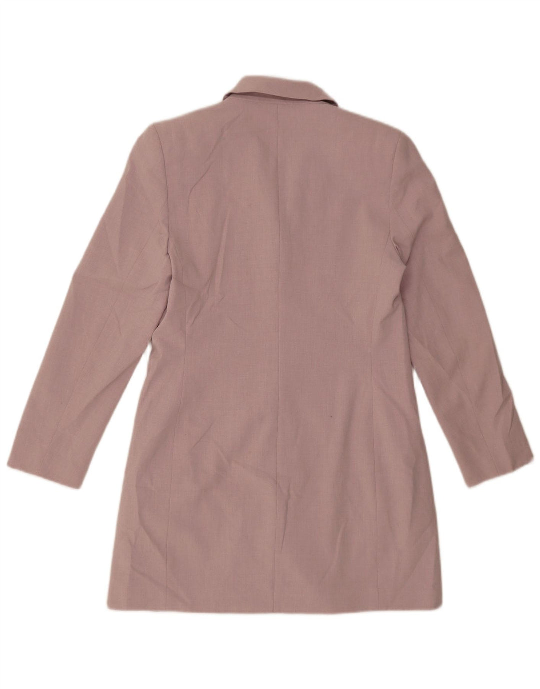 Jaqueta blazer feminina Marks & Spencer Longline 4 botões Reino Unido 12 médio roxo