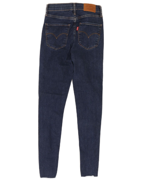 Calça jeans feminina Levi's 720 High Rise Super Skinny W23 L28 azul algodão
