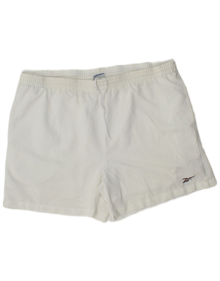 Shorts esportivos masculinos Reebok XL branco