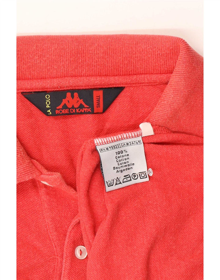 Camisa polo masculina Kappa pequena algodão vermelho