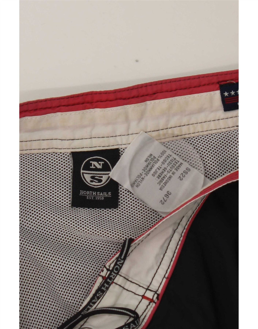 Shorts de natação masculino North Sails XL azul marinho Colourblock poliamida