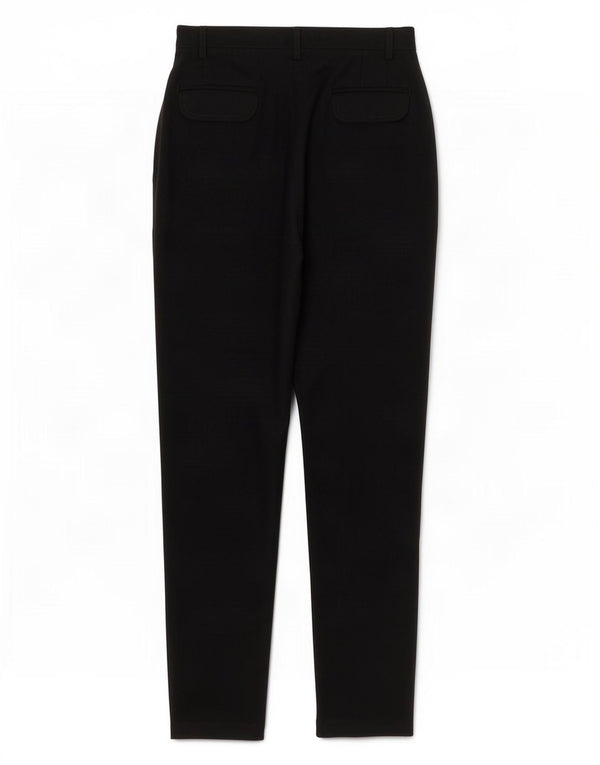 Calça feminina Zara de terno reto UE 38 pequena W28 L32 lã preta