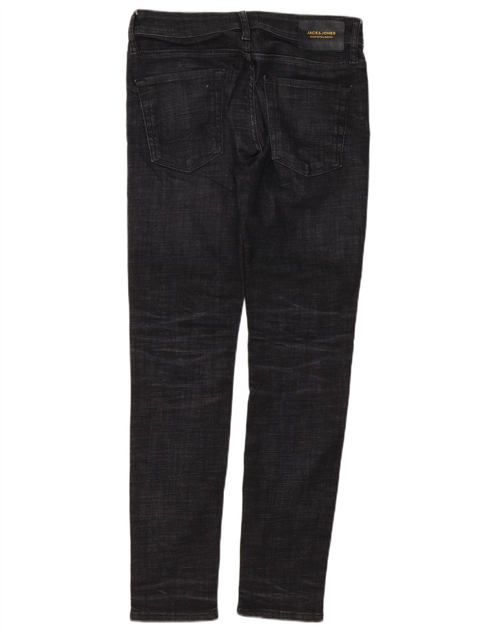 Jack & Jones Masculino Liam Skinny Jeans W30 L30 Cinza Algodão