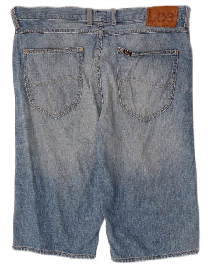 Shorts jeans masculino LEE W33 algodão azul médio