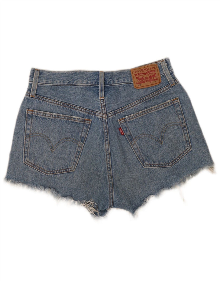 Shorts jeans feminino Levi's 501 W26 pequeno azul algodão