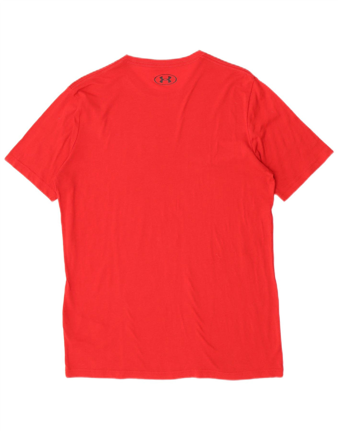 Camiseta gráfica masculina Under Armour Top médio algodão vermelho