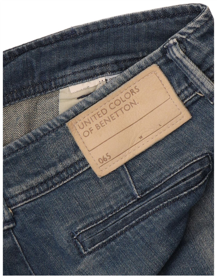 Shorts jeans feminino BENETTON IT 44 médio W32 azul