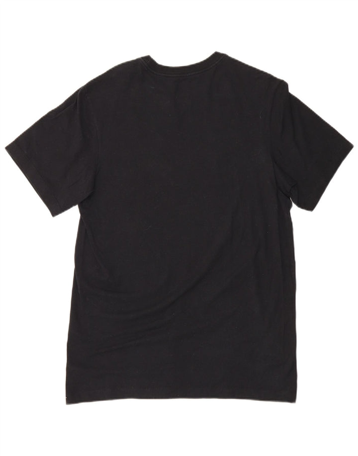 Camiseta Nike masculina gráfica top pequeno algodão preto