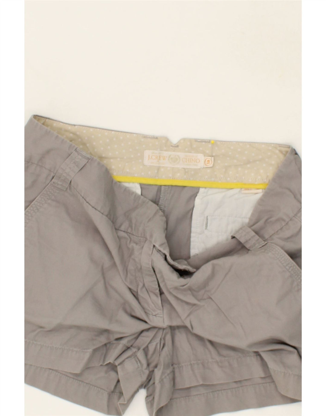J. CREW Womens Chino Shorts US 10 Large W32 Grey Cotton Vintage J. Crew and Second-Hand J. Crew from Messina Hembry 