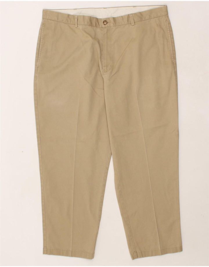 L.L.BEAN Mens Classic Fit Chino Trousers W40 L29  Beige Cotton Vintage L.L.Bean and Second-Hand L.L.Bean from Messina Hembry 