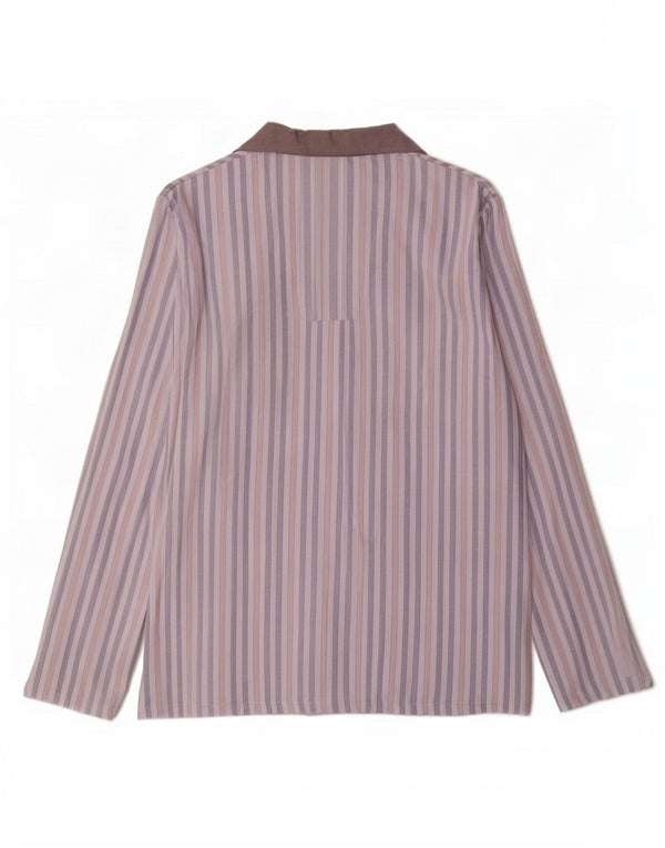 Camisa masculina St. Bernard de algodão listrado multicolorido médio