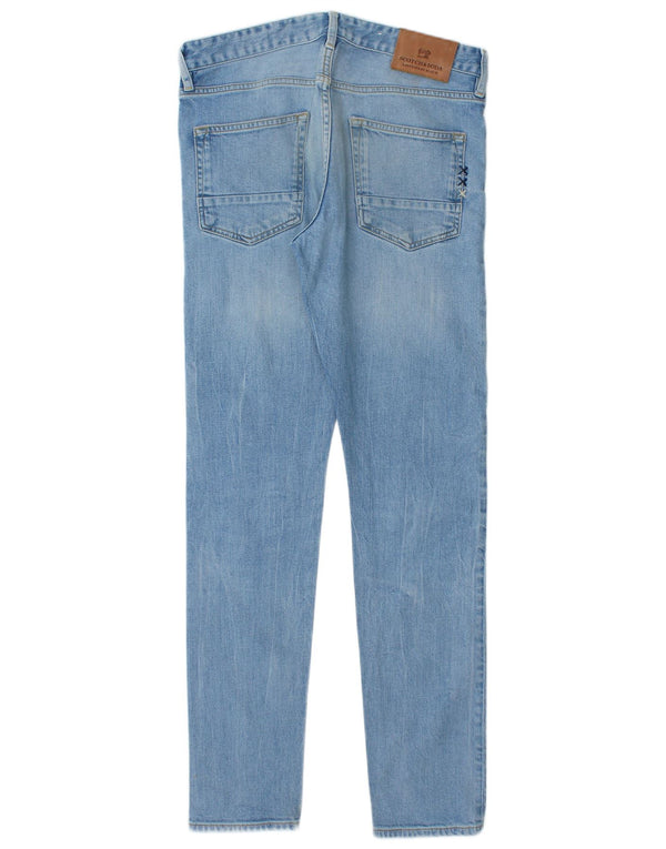 Scotch & Soda Masculino Ralston Slim Jeans W30 L32 Azul Algodão