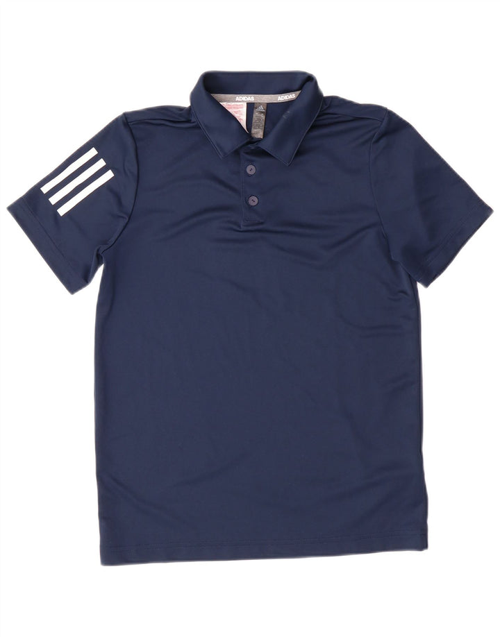 Pólo ADIDAS Menino 11-12 Anos Azul Marinho Poliéster