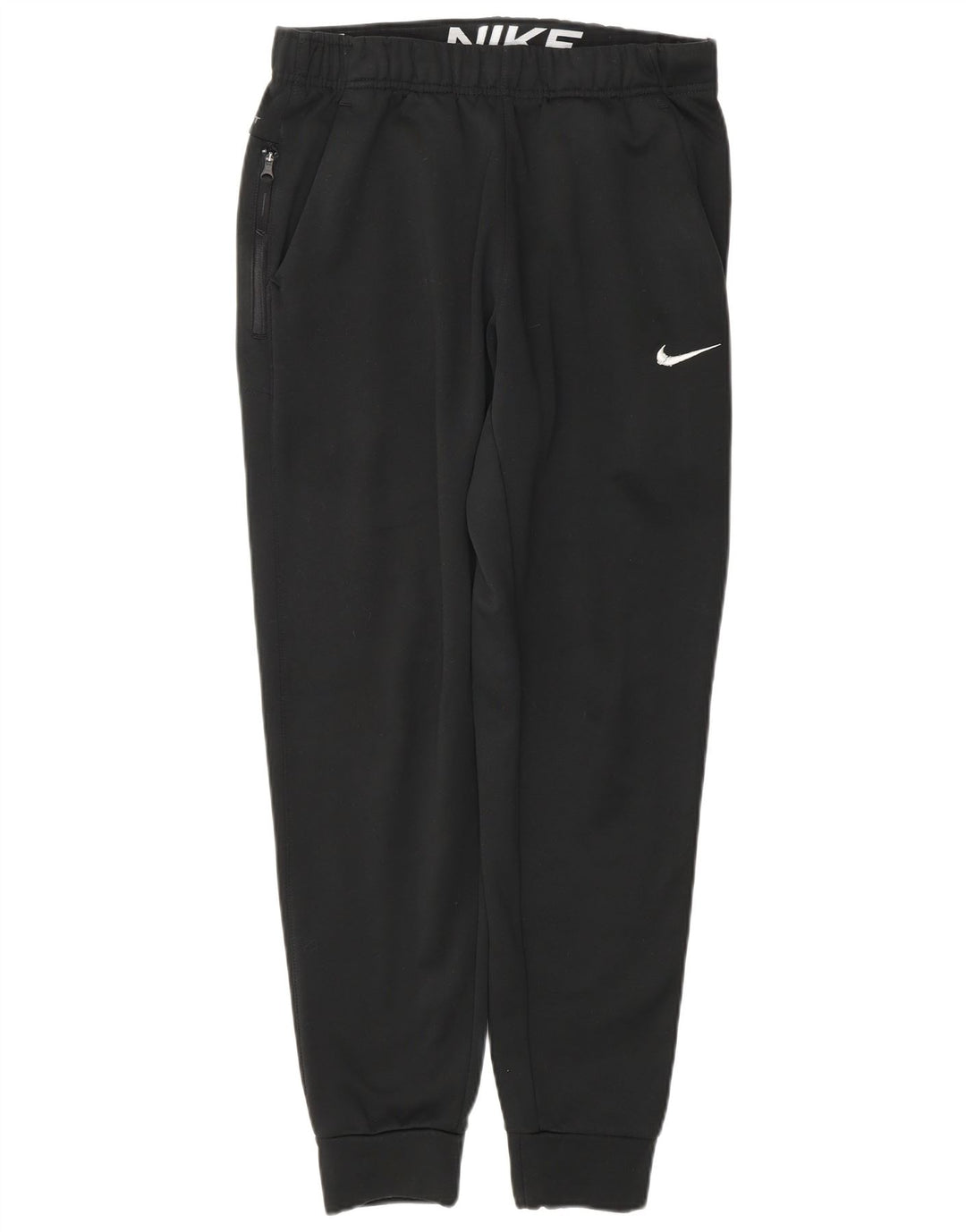 Calça de treino Nike masculina Therma-Fit joggers pequena preta de poliéster