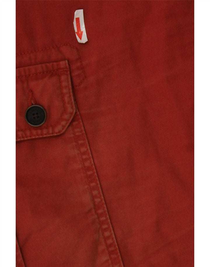 Shorts cargo masculino Timberland W40 XL vermelho algodão