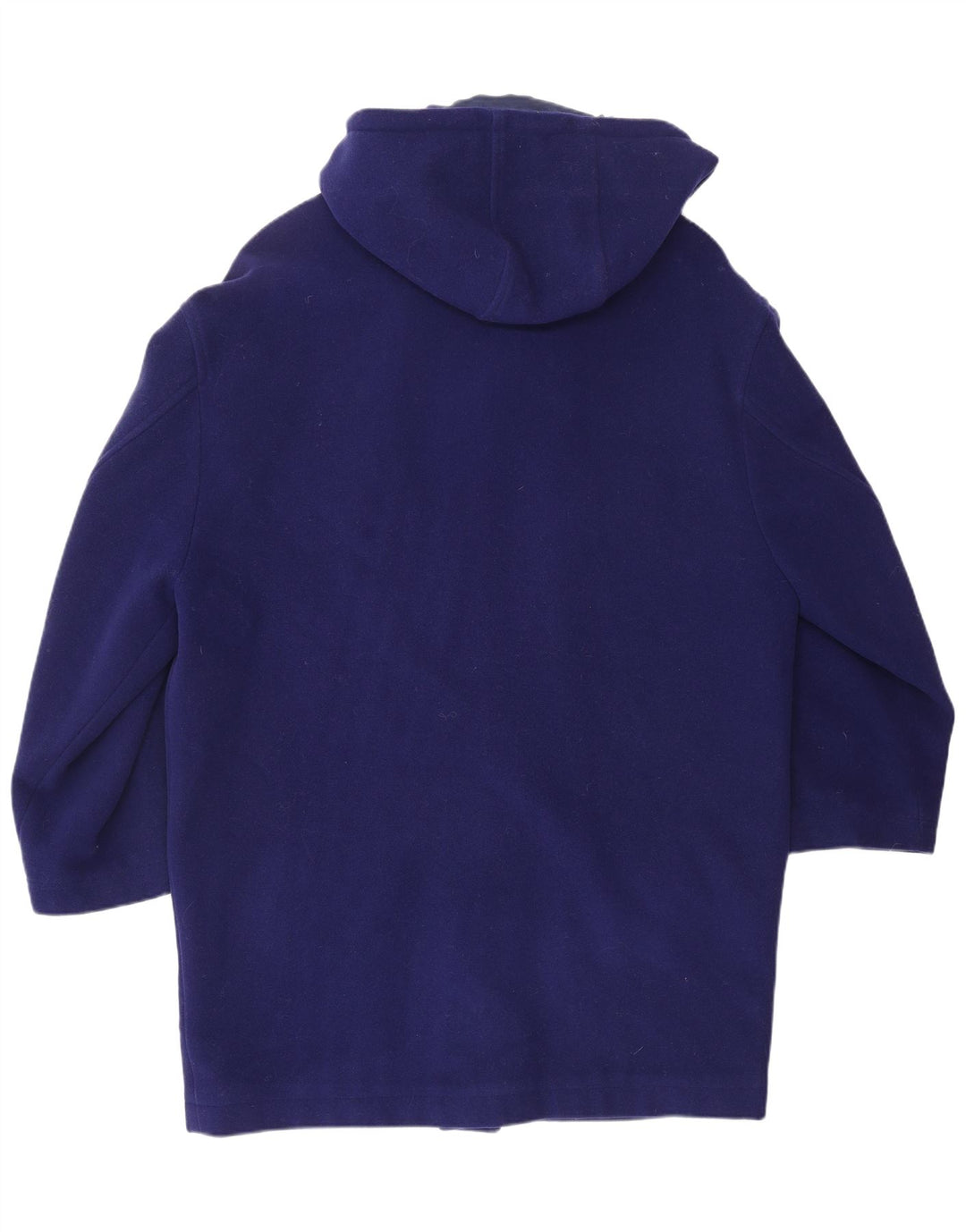 Casaco Duffle Masculino com Capuz VERSACE Reino Unido 38 Designer de Lã Azul Médio