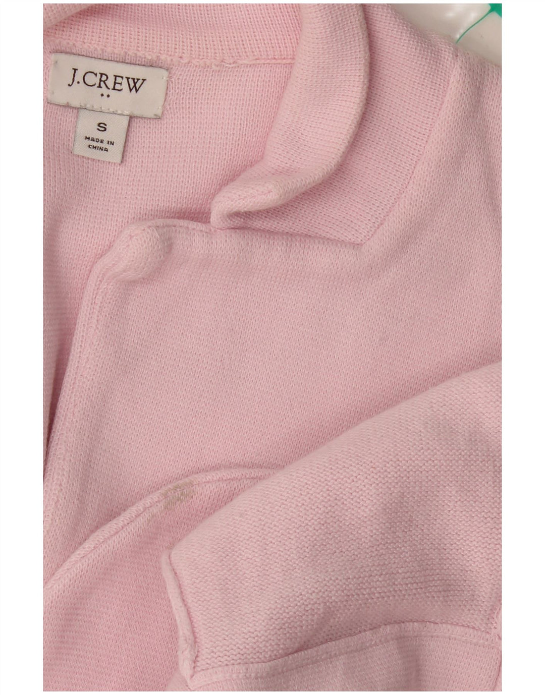 Suéter cardigã feminino grande J. CREW Reino Unido 10 pequeno rosa